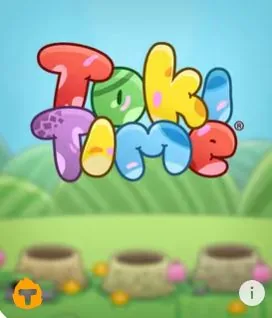 Красочный слот Toki Time с мультяшными буквами